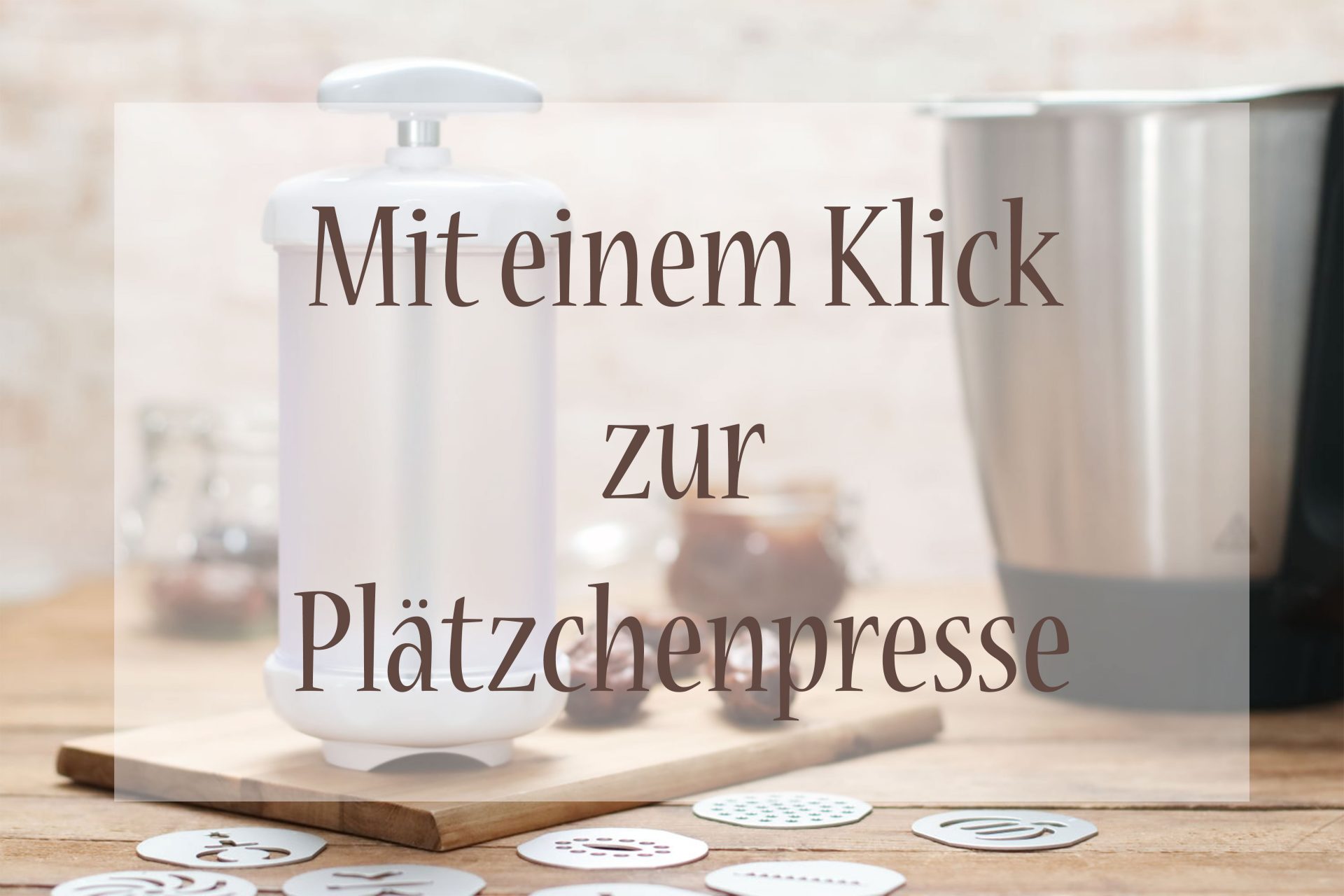 Plätzchenpresse Pampered Chef Foodrevers Clean Eating
