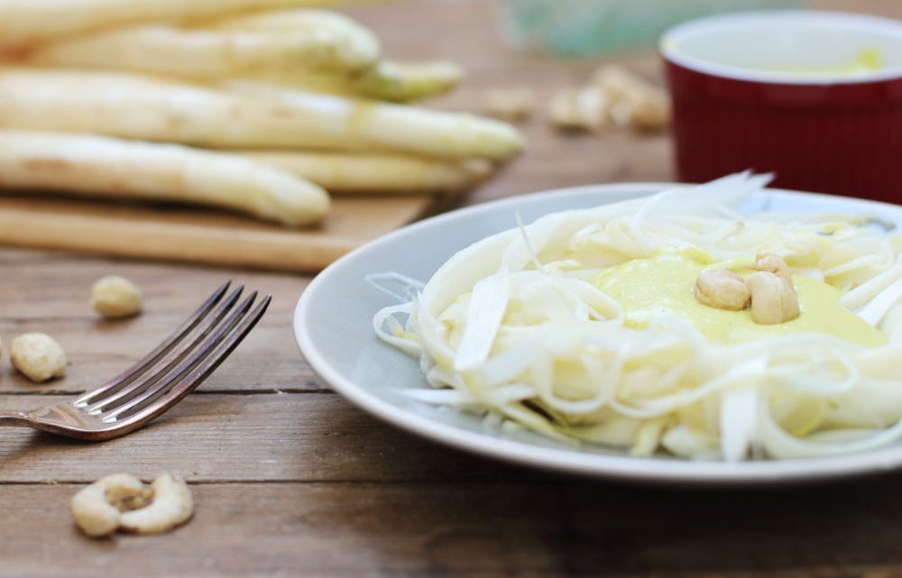 Spargel Spaghetti Foodrevers Clean Eating Rezept mit Thermomix