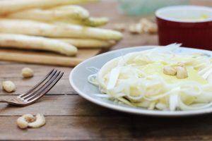 Spargel Spaghetti Foodrevers Clean Eating Rezept mit Thermomix