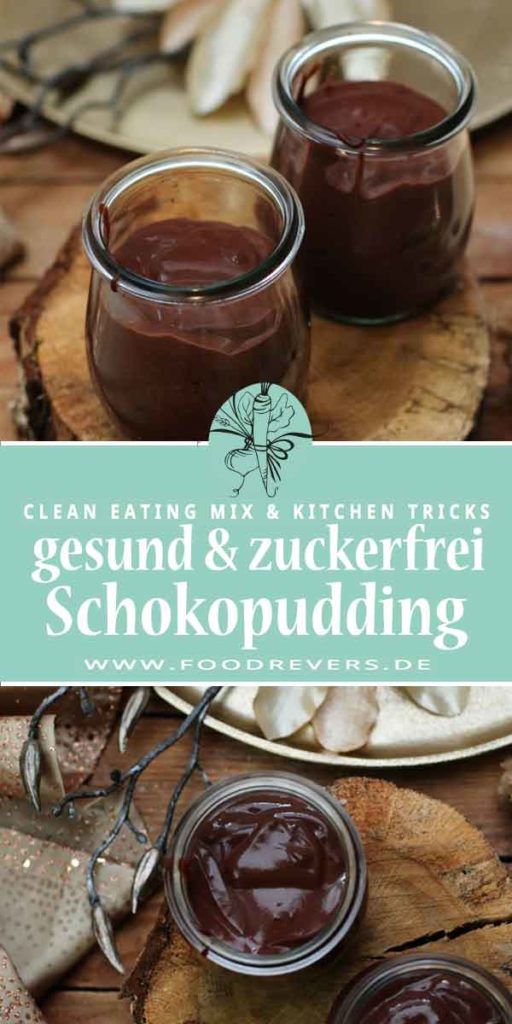 Pinterest Gesunder Schokoladenpudding zuckerfrei Clean Eating Foodrevers Thermomix TM6