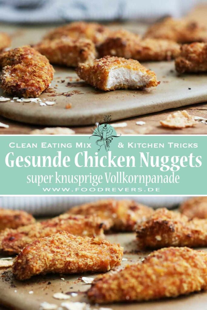 Gesunde Chicken Nuggets Vollkorn Panade Pampered Chef Foodrevers