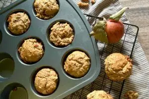 Apfel Walnuss Muffins zuckerfrei Foodrevers Jasmin Evers