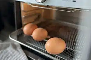 Gekochte Eier aus dem Air Fryer